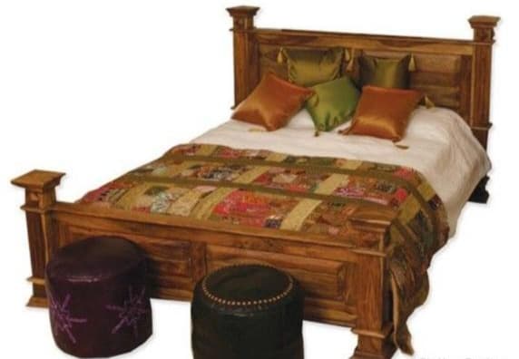 Antique Panel Bed