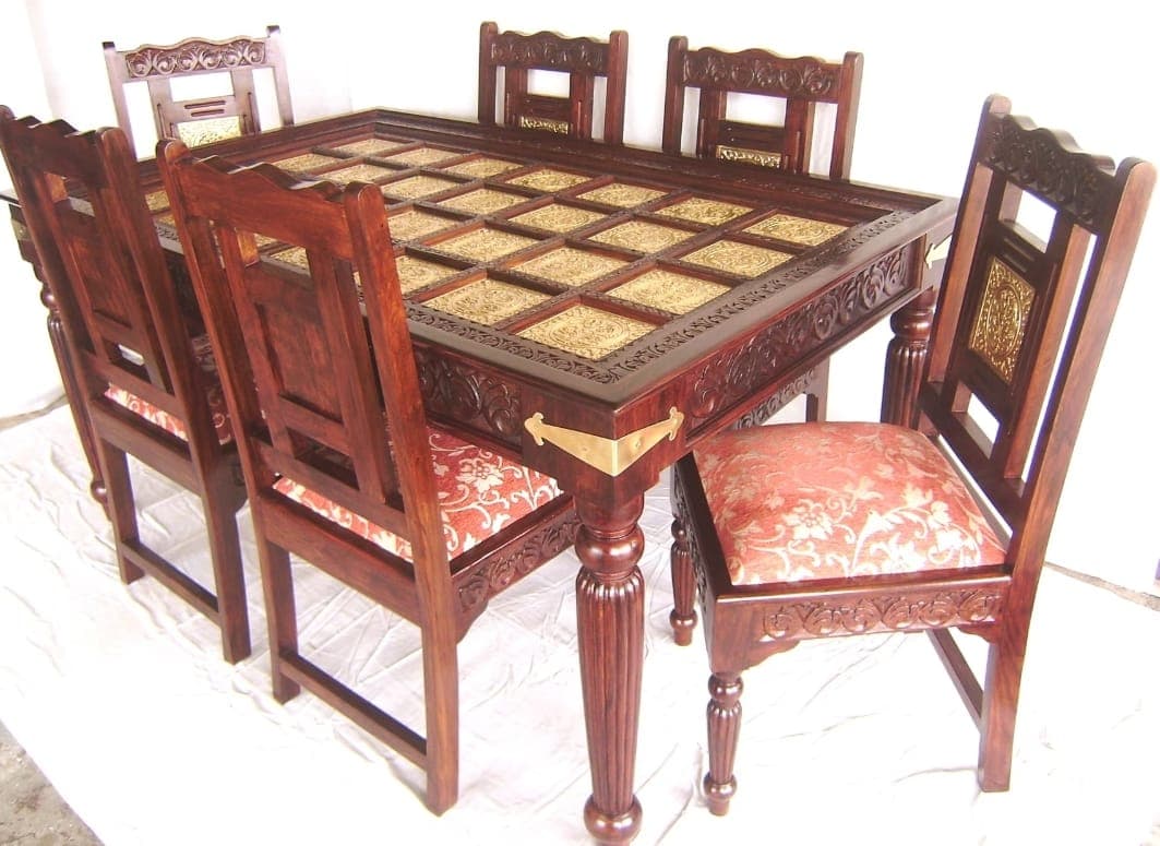 Carved Dining Set