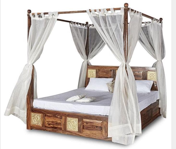 Thapa poster king size bed  72*78  