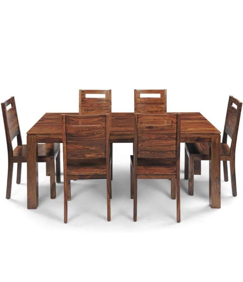 Back cut  6-Seater Daining table 
